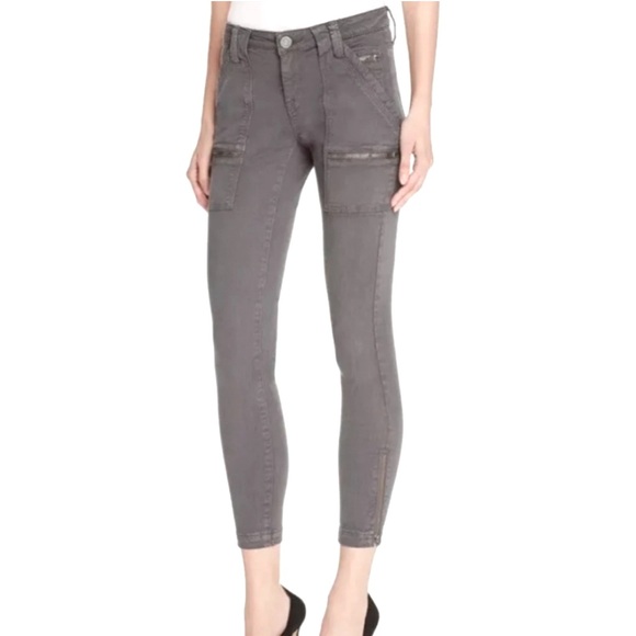 Pistola Topanga Zip-Ankle Cargo Pants in Grey size 30 - Picture 2 of 10